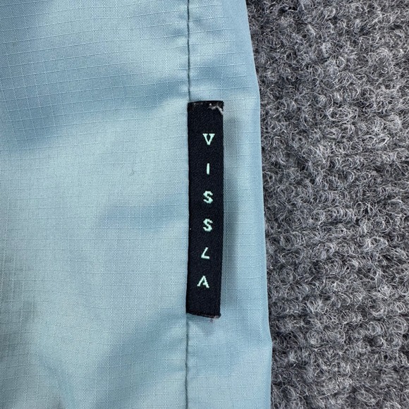 VISSLA The Trip Hooded Windbreaker Jacket VISSLA Men's M Light Blue *Read - Picture 6 of 16